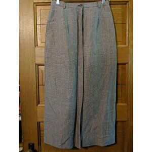 Pendleton Size 8 Straight Skirt Brown Plaid Slit Business  Womens
